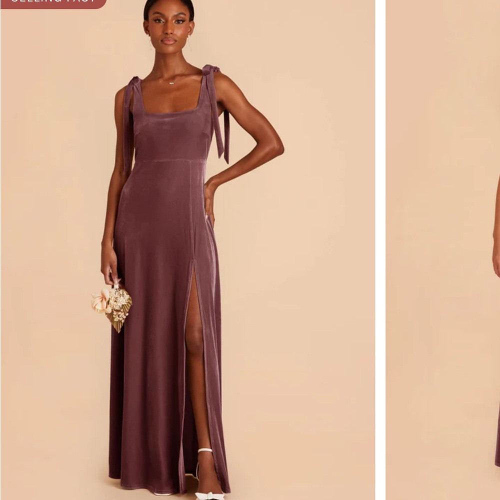 NWT birdy grey velvet bridesmaid dress